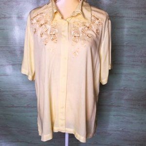 PASSION-I NWT Yellow Blouse